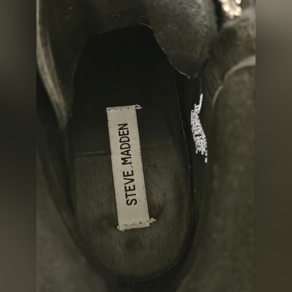 Like New Steve Madden Genny Combat Boots size 10M - Picture 6 of 10